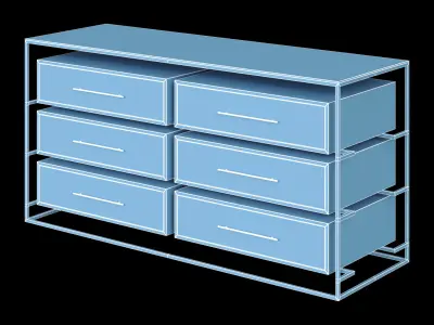 Codor Design - double row dresser 3D model