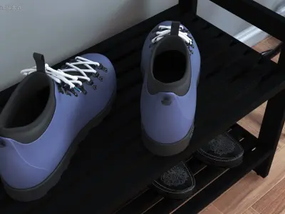 Native Fitzsimmons Onyx Boots 3D model