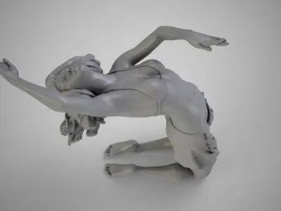 Dancer Backbend 3D print model