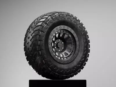 Toyo Open Country MT  Low Poly Low-poly 3D model