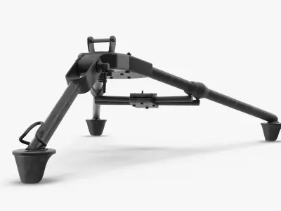 Tripod Mount Clean Low-poly 3D model