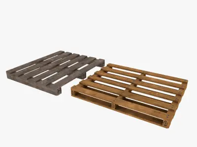 Pallet Rack Low-poly 3D model purchase