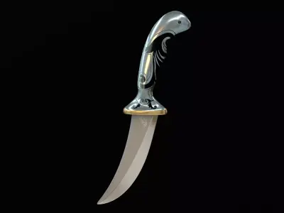 Dagger Traditional Low-poly 3D model
