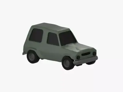 Military Car 3D Illustration 3D model by slabdsgn
