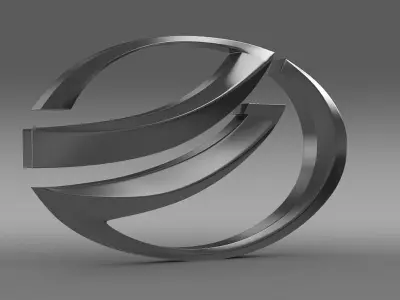 Zaz Logo 3D model