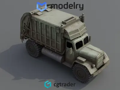 Garbage Truck 3D model get