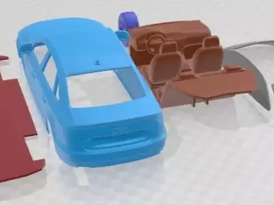 Audi A4 Sedan 2013 Printable Car 3D print model