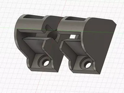 Trunk curtain holder E30 Touring 3D print model