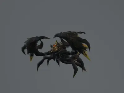 Dark Scorpio Low-poly 3D model