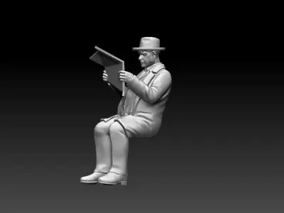 PASSENGER 3D print model 8