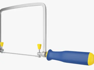 Saws Collection 3D Model frame with handles 3D model