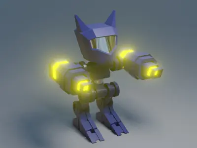 Dog Mech 3D model