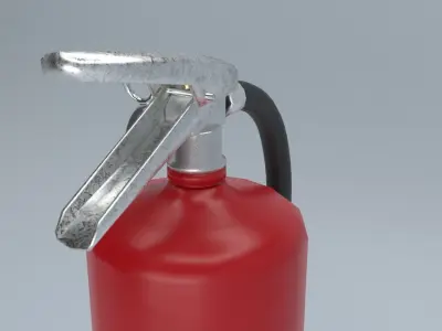 Fire Extinguisher Low-poly 3D model 56