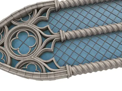 Gothic Window 3D model shop