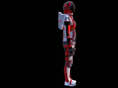 Astronaut Spacesuit Czech Republic 3D model