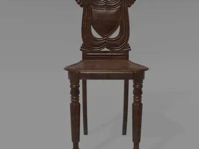 Regency Hall Chair  3D model