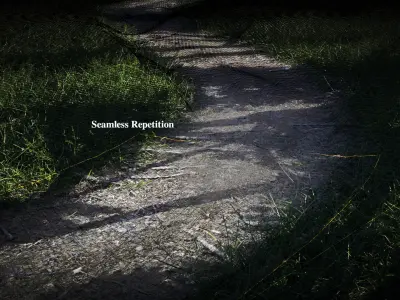 Hiking Trail - Tileable and Curvable Low-poly 3D model