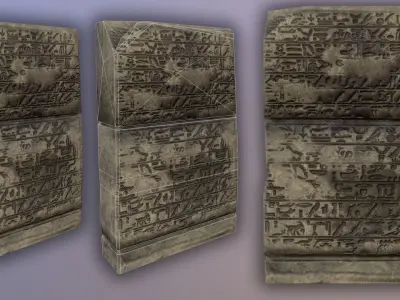 Egypt consctruction Free low-poly 3D model