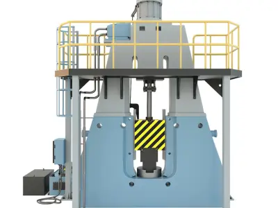 Industrial machine tool - MA2145 Forging hammer press-stamping 3D model