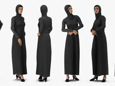 Arab People Collection 2 Rigged for Maya 