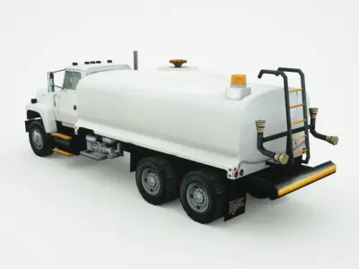 Freightliner FL-60 2000 Low-poly 3D model