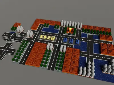Tanks 3D Dandy 3D model
