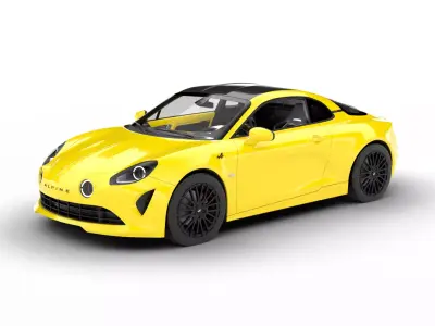 Alpine A110S 2020 3d model 3D model
