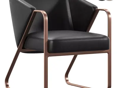 INDUSTRIAL EMPEROR CHAIR BY VORSEN 3D model