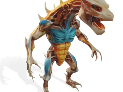 Battle-Ready Raptor Warrior Free 3D print model