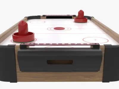 Mini Air Hockey Table 3D model