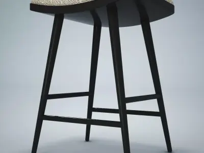 Blare Counter Stool 3D model