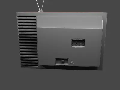 Vintage TV Retro Old Television 3D model