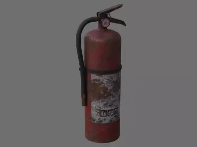 Fire Extinguisher 1C Low-poly 3D model