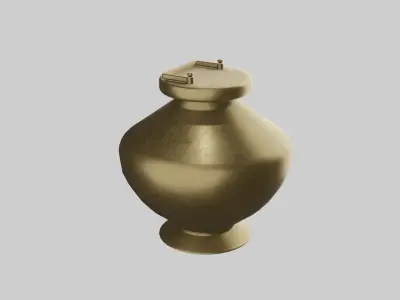 Brass Container Free 3D print model