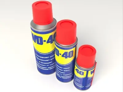  Universal grease WD-40 anti-corrosion 3D model
