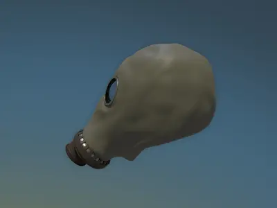 GP-5 Gas Soviet Mask 3D model