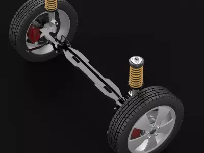 Rear FWD Suspension 3D model