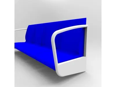Metro seats 3D model