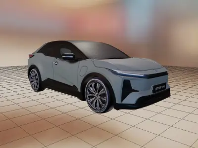 Modern Electric Crossover SUV High Detail Model 3D print model