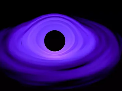 Blackhole circle Free low-poly 3D model