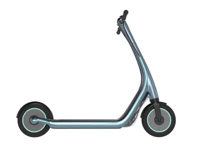 Kick Scooter 005 Low-poly 3D model