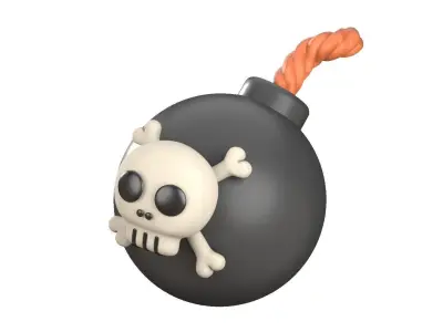 Bomb 3D Illustration 3D model