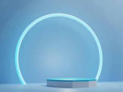 3D background for product 3D model