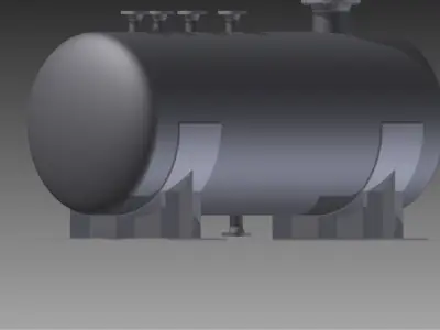 Degasifier Tank  Free 3D model