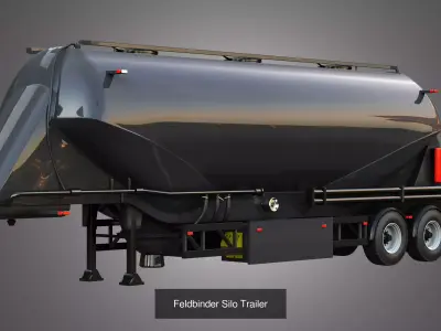 Big Collection of 3d Trailers for Trucks 3D Model Pack