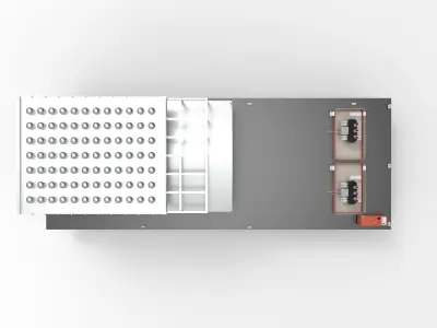 power plant barge 3D model