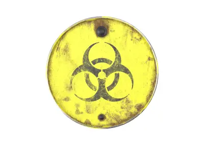 Biohazard barrel 3D model