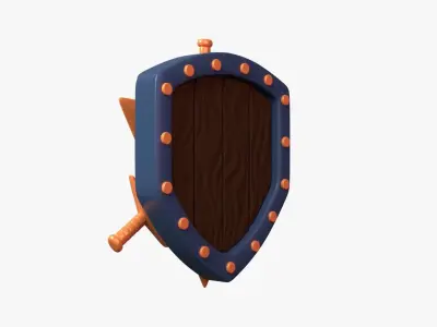 Bronze Tier 3D Illustration 3D model buy