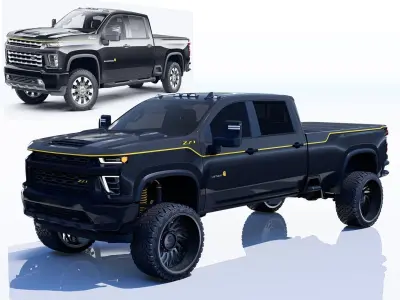 Pickup 2500 Carhartt Edition 3D model