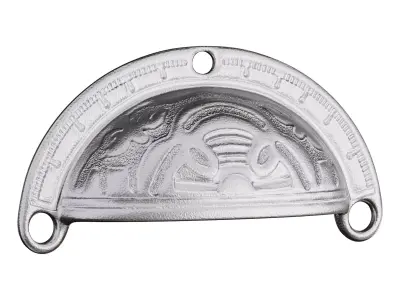 Black Cup Pulls Cabinet 3D model